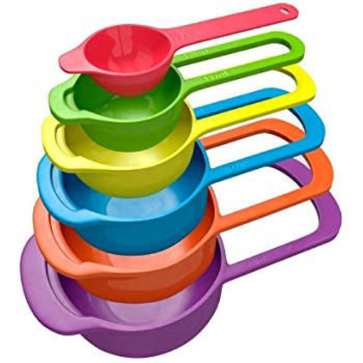 Picture of Measuring Cup Rainbow 6 Pieces