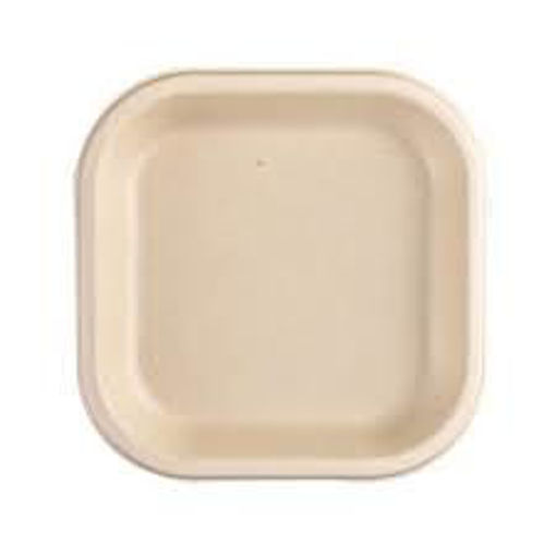 Picture of Sugarcane Plates ID Tray 136x136 mm (Pack of 50 pieces)