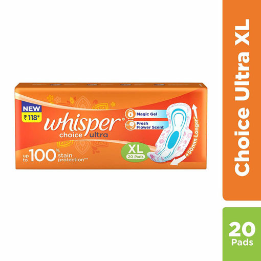 Picture of Whisper Choice Ultra Wings - 20 Pads (Extra Large)