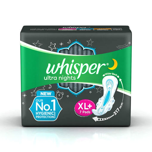 Picture of Whisper Ultra Overnight Sanitary Pads - 7 Pieces (XL Plus)