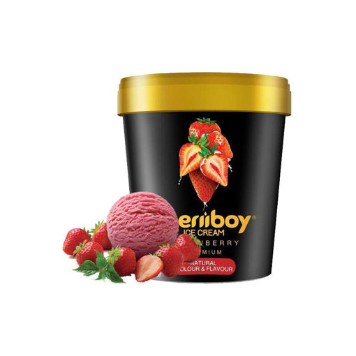 Picture of Meriiboy Premium Ice Cream - Strawberry