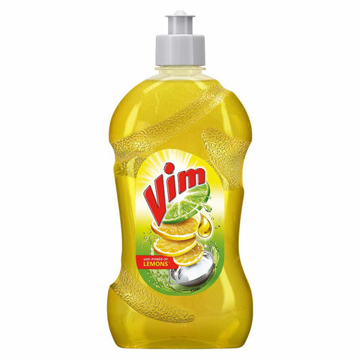 Picture of Vim Dishwash Liquid Gel Lemon, 500ml