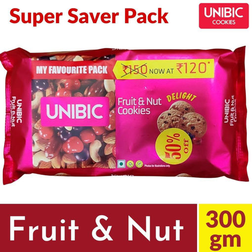 Picture of Unibic Fruit & Nut Cookies, 300 gm