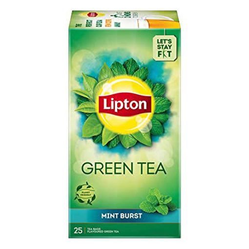 Picture of Lipton Green Tea Bag, Mint Burst (25 Bags)