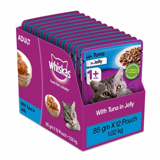 Picture of Whiskas With Tuna in Jelly (Cat Food), 12*85g