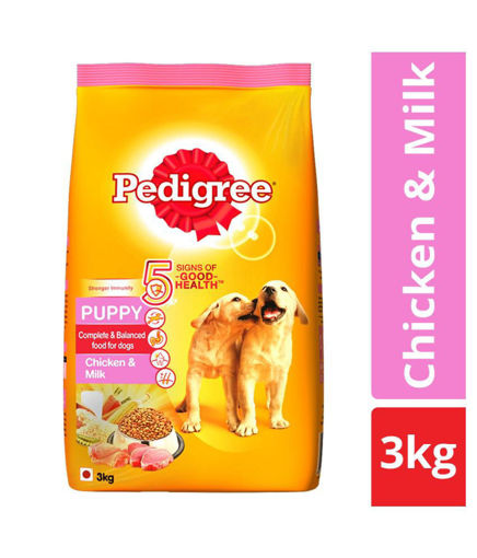 Picture of Pedigree Puppy Feed Chicken & Milk, 3kg Bag