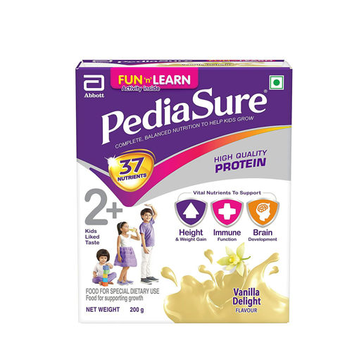 Picture of Pediasure, Complete Balanced Nutrition for Kids, 200gm (Vanilla Delight)