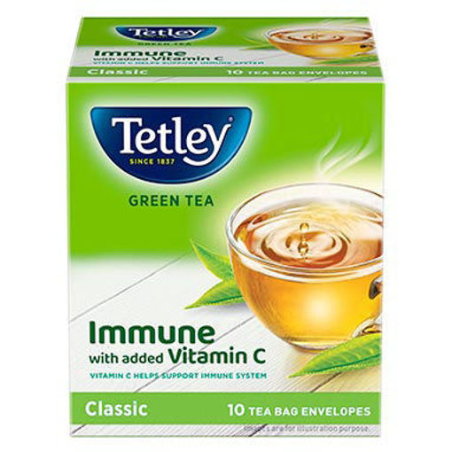 Picture of Tetley  Green Tea Bags 10 Tea Bag Envelopes (Classic)