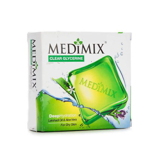 Picture of Medimix Clear Glycerine Soap, 100gm (Lakshadi Oil & Aloe Vera)