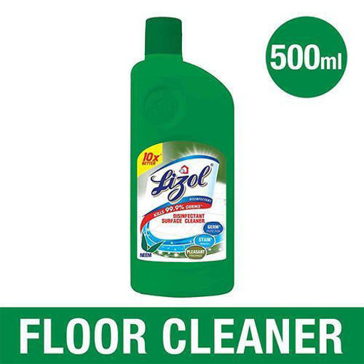 Picture of Lizol Disinfectant Surface & Floor Cleaner Liquid, Neem(500 ml)