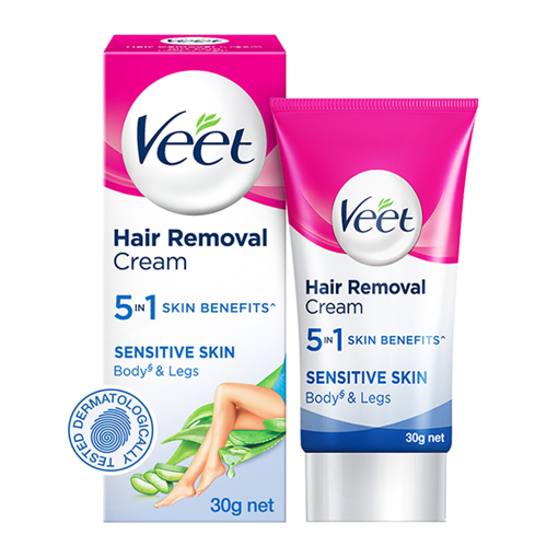 Picture of Veet Hair Removal Cream(For Sensitive Skin) 30gm