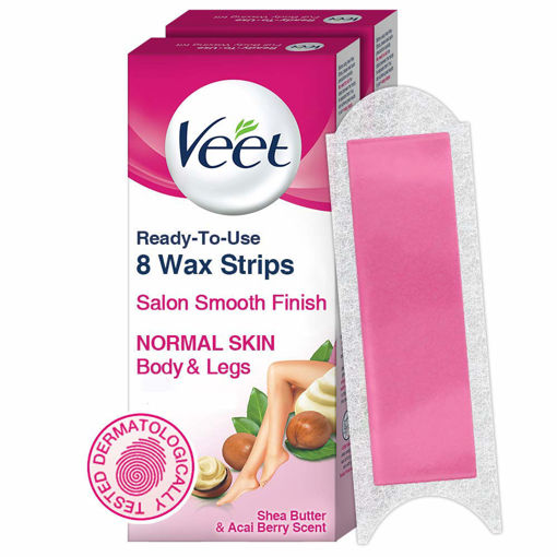 Picture of Veet Ready to Use Waxing Strip, 8 Strips