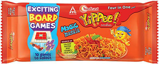 Picture of Sunfeast Yippee Magic Masala Noodles 4 in 1 Pack, 280gm