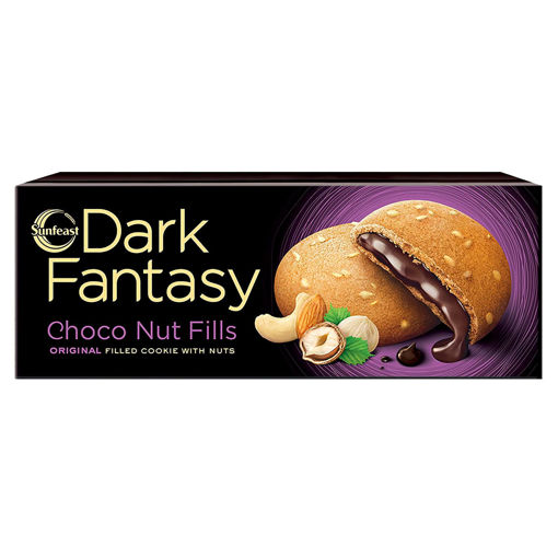 Picture of Sunfeast Dark Fantasy Choco Nut Fills Biscuits , 75gm