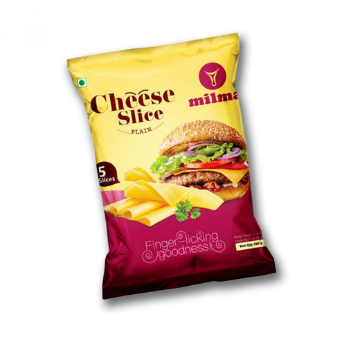 Picture of Milma Cheese Slice Plain, 5 pcs