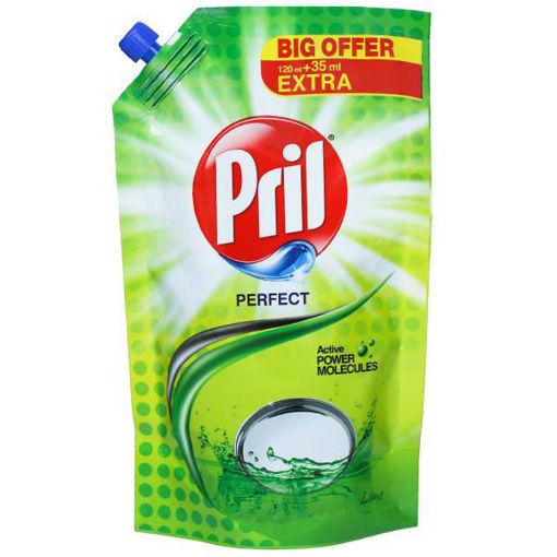 Picture of Pril Dishwash Liquid, 125ml Pouch,