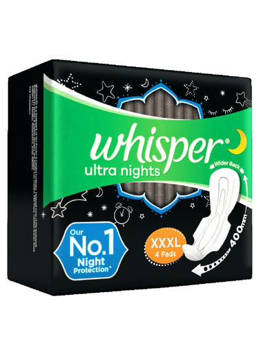 Picture of Whisper Ultra Overnight Sanitary Pads XXXL- 4 Pieces