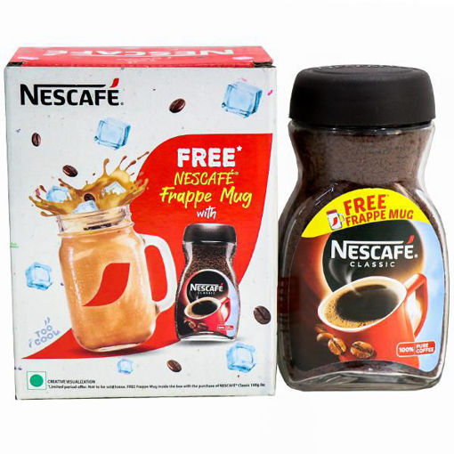 Picture of Nescafe Classic 100gm Jar with Free Frappe Mug