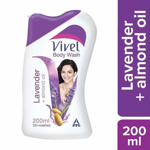Picture of Vivel Body Wash / Lavender + Almond Oil, 200ml