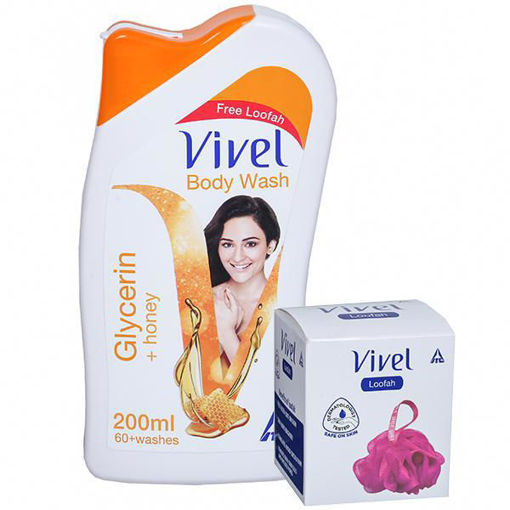 Picture of Vivel Body Wash / Glycerin + Almond Oil, 200ml