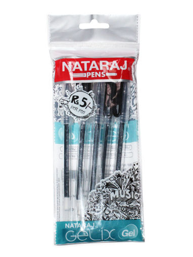 Picture of Nataraj Gelix Gel Pen, 5Pc