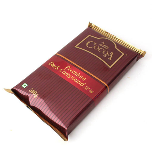 Picture of 2m Cocoa Premium Dark Compound, Approx Weight 125gm