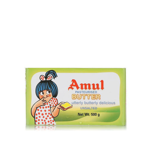 Picture of Amul Butter (Unsalted), 500gm