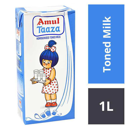 Picture of Amul Taaza Fresh Toned Milk 1 Ltr