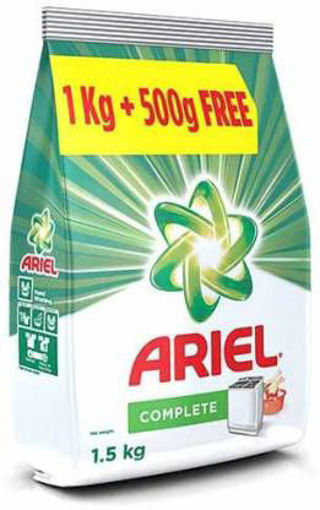Picture of Ariel Complete Detergent Washing Powder - 1 kg with Free Detergent Washing Powder - 500 g Detergent Powder 1500 g