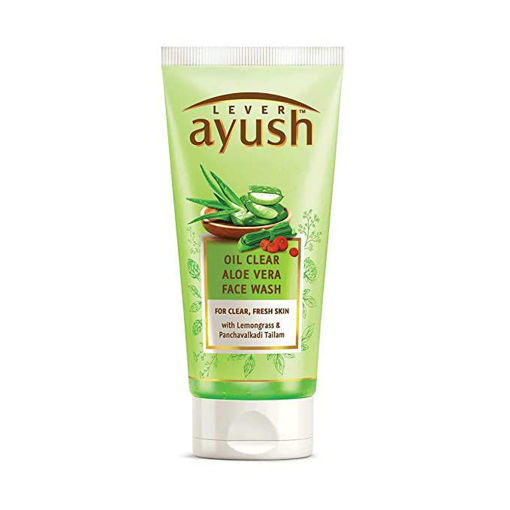 Picture of Ayush Oil Clear Aloe Vera Face Wash, 50gm