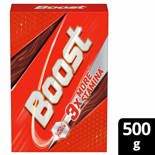 Picture of Boost Health, Energy & Sports Nutrition Drink - 500 gm Refill