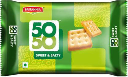 Picture of Britannia 50-50 Sweet & Salty Biscuit 150gms