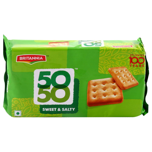 Picture of Britannia 50-50 Sweet & Salty Biscuit 200gm