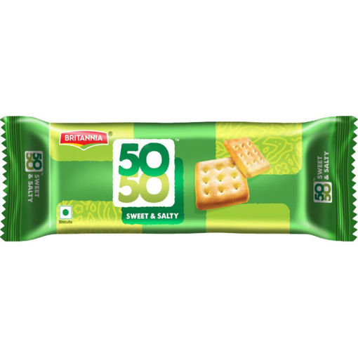 Picture of Britannia 50-50 Sweet & Salty Biscuit 76gm