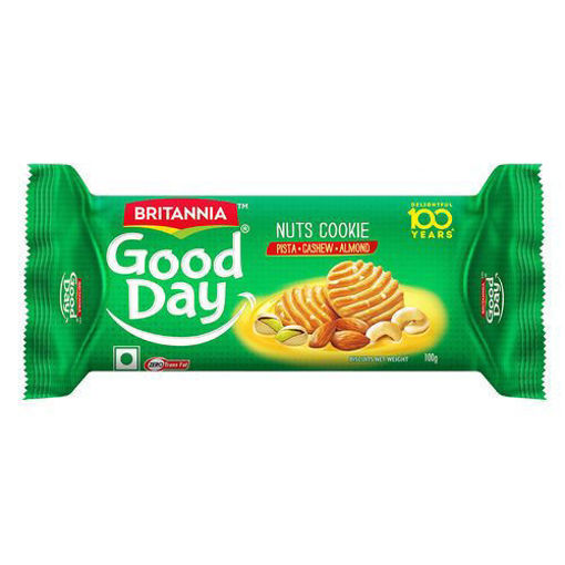 Picture of Britannia Good Day Nuts Cookies / Pista & Badam, 100gm