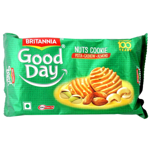 Picture of Britannia Good Day Nuts Cookies, 200gm