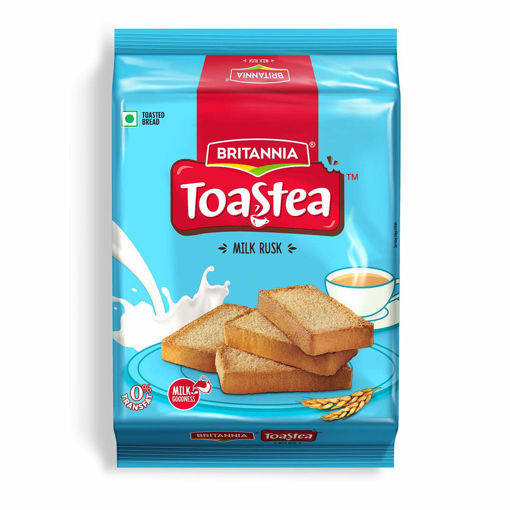 Picture of Britannia Milk Rusk, Toastea, 182 gm + 18 gm Free