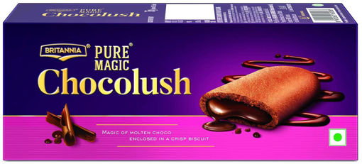 Picture of Britannia Pure Magic Chocolush Biscuits, 100gm