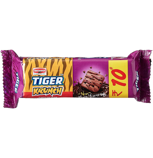 Picture of Britannia Tiger Krunch Chocolush Biscuits, 80gm