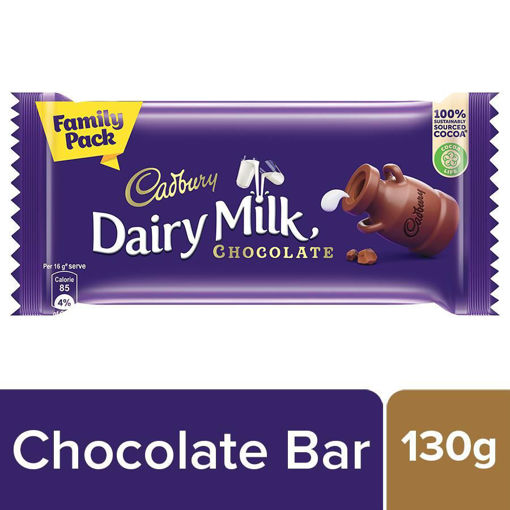 Picture of Cadbury Dairy Milk Family Pack - Chocolate Bar, 130 g