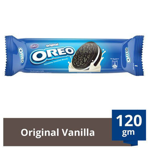Picture of Cadbury Oreo Original Vanilla Cream Biscuits, 120gm
