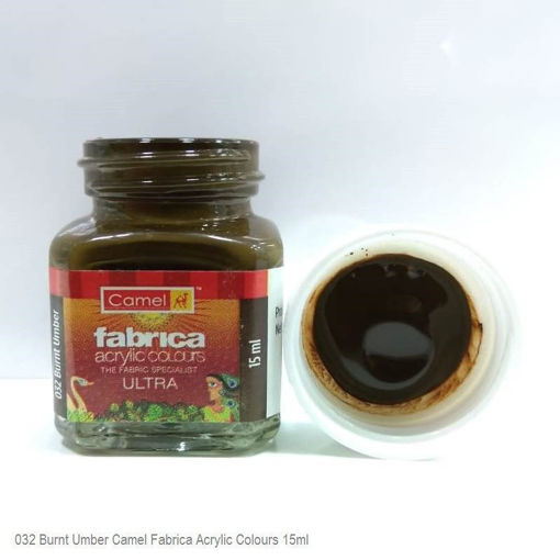 Picture of Camel Fabrica Acrylic Colours/ Burnt Umber/ 032 ,15ML