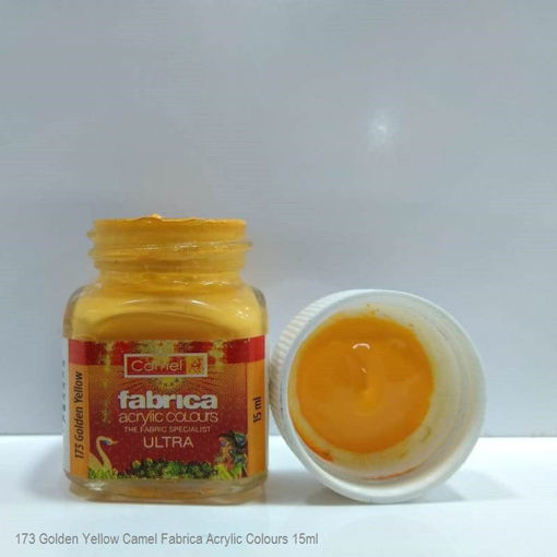 Picture of Camel Fabrica Acrylic Colours/ Golden Yellow/ 173 ,15ML