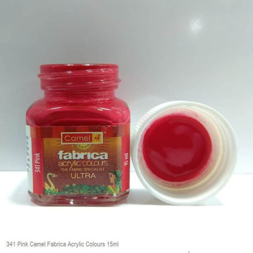 Picture of Camel Fabrica Acrylic Colours/ Pink/ 341 ,15ML