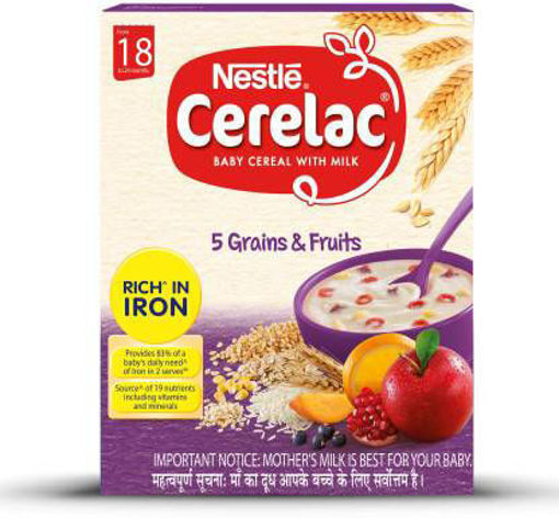 Picture of Cerelac 5 Grains & Fruits, 300gm