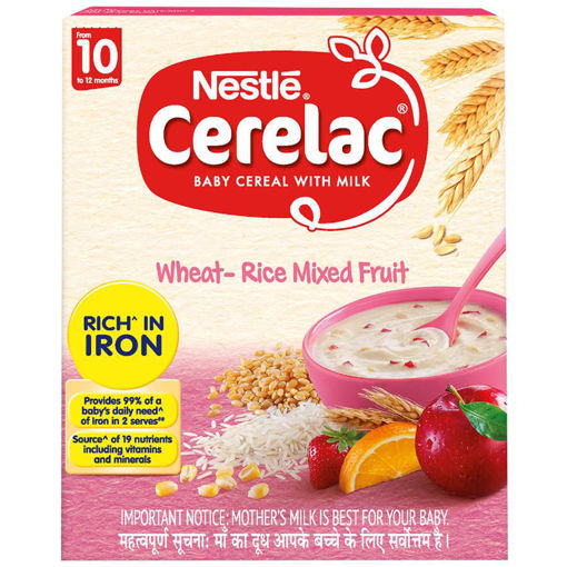 Picture of Cerelac Stage 3, Wheat Rice Mixed Fruit, 300gm