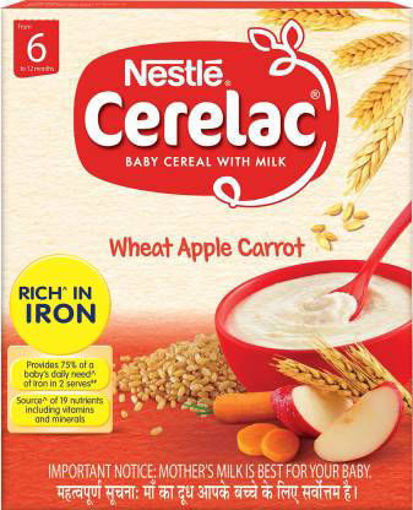 Picture of Cerelac Wheat Apple Carrot, 300gm