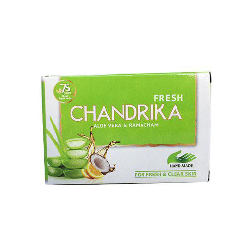 Picture of Chandrika Aloe Vera & Ramacham Soap, 75gm