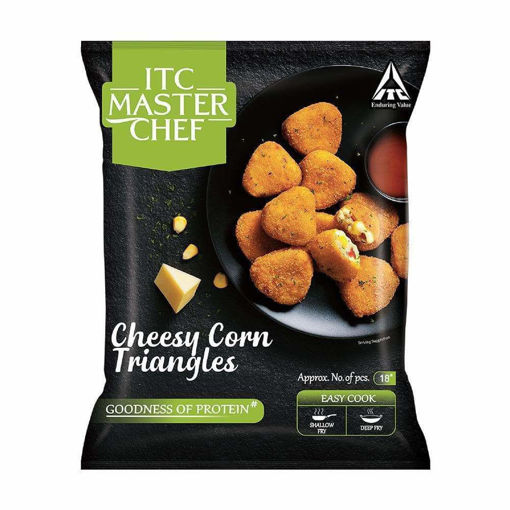 Picture of Cheesy Corn Triangles
