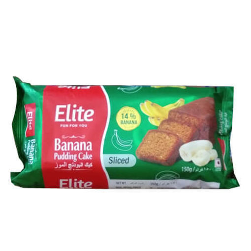 Picture of Elite Sliced Cake - 150gm (Banana Pudding)